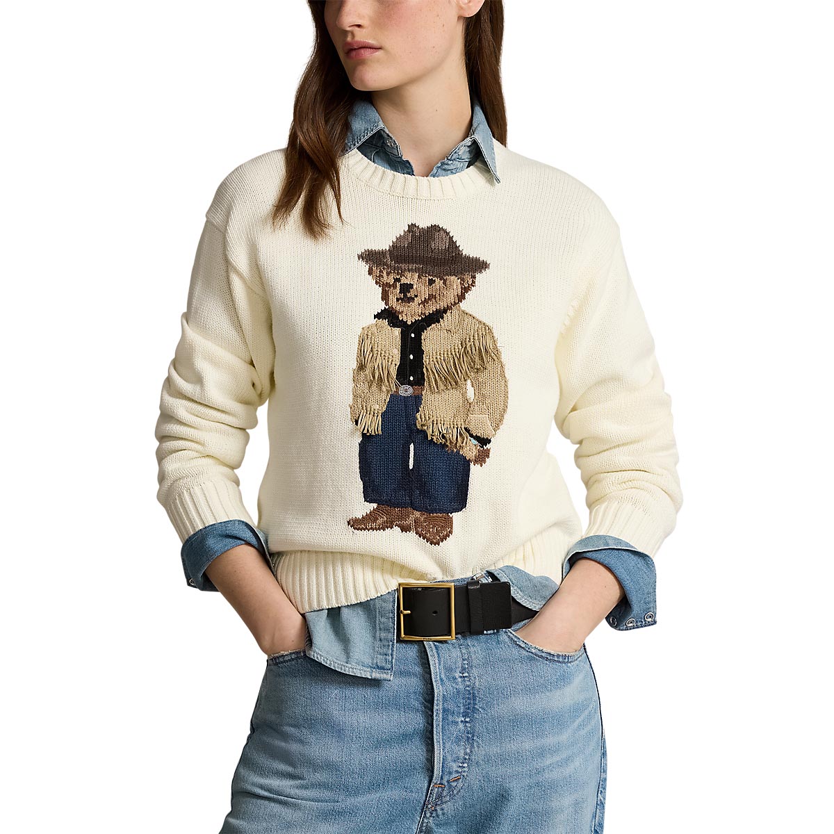 Polo Ralph Lauren Polo Bear Cotton Crewneck Sweater